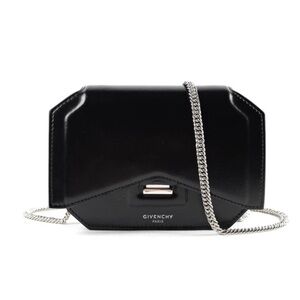 Givenchy Bow Cut Chain Leather Small Crossbody Purse Bag